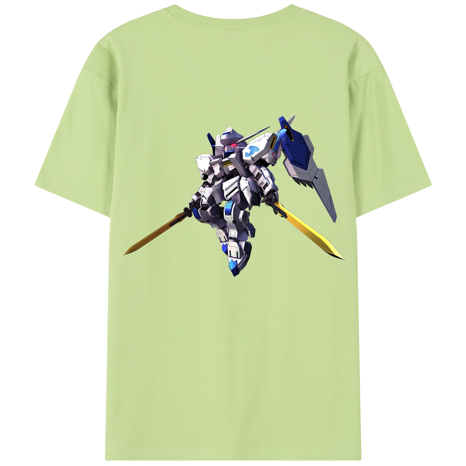 （画像用） 機動戦士ガンダム Mobile Suit Gundam 綿100％半袖Tシャツ（背面プリント）